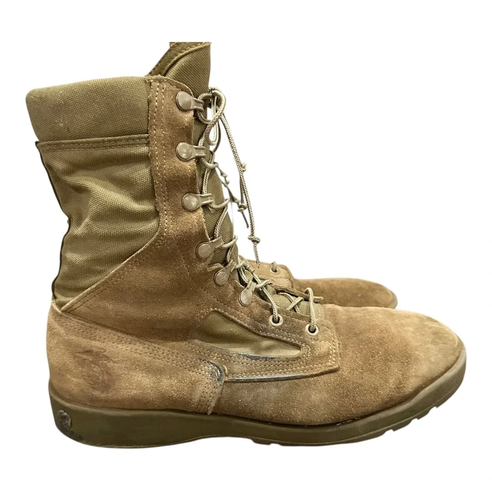 Belleville USMC Hot Weather Combat Boots Coyote Brown Suede Vibram 11 R EGA